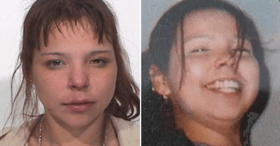 Roxanne Isadore looking forward + Photograph of Roxanne Isadore smiling