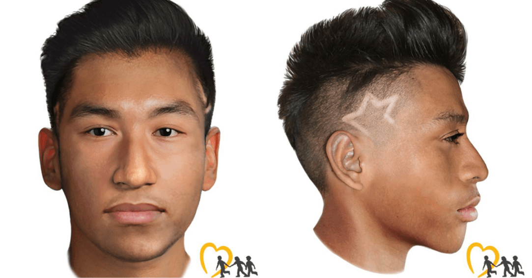 Artist's rendering of what the Harris County John Doe (2022) looked like when alive