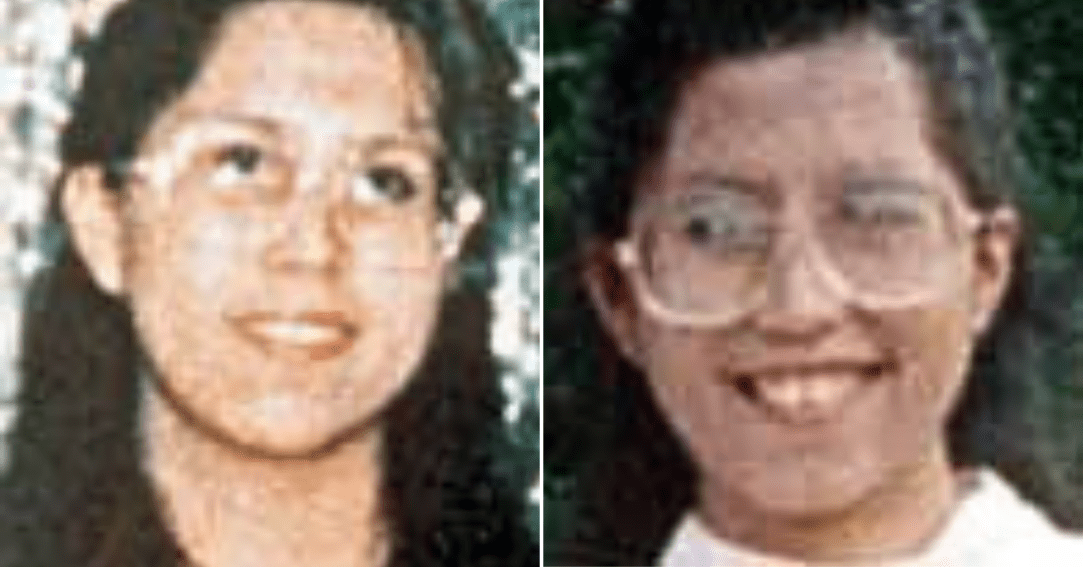 Two photos of Roberta Marie Ferguson smiling