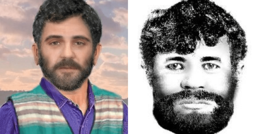 Two artists' renderings of what Coal Train Carlos may have looked like when he was alive