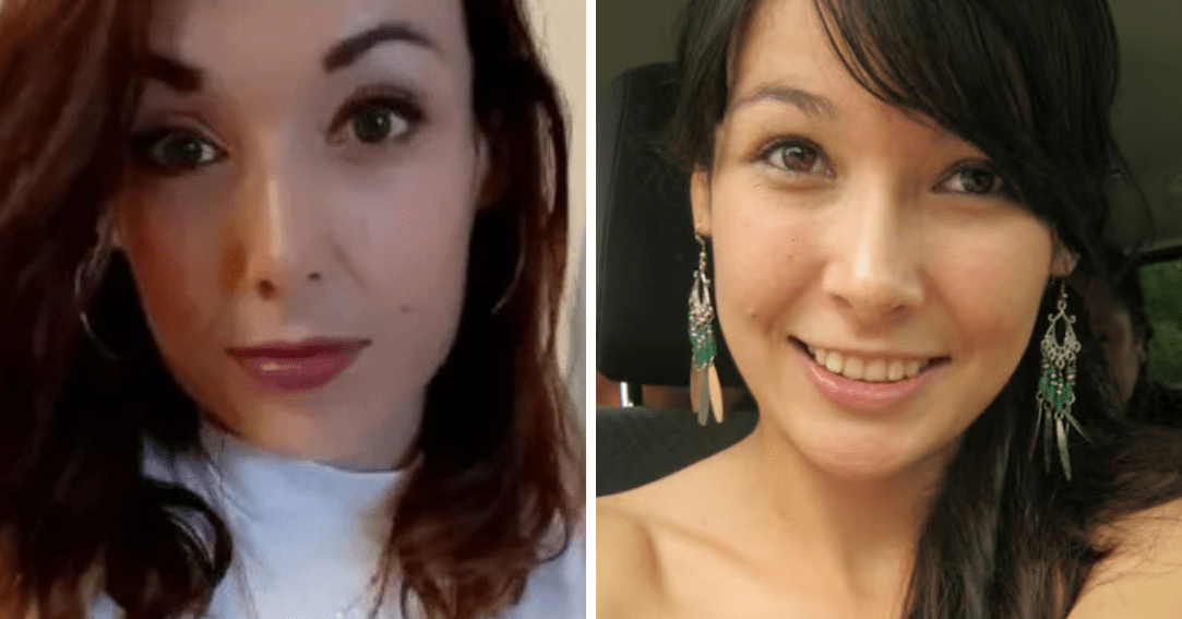 Two selfies of Juanita Migwans