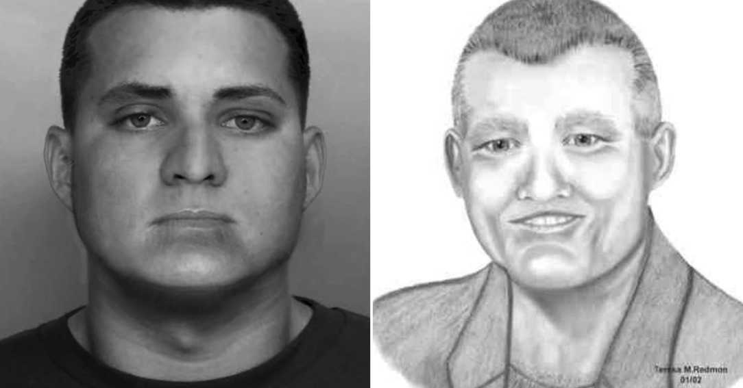 Two artists' reconstructions of what Grant County John Doe (1989) may have looked like when he was alive